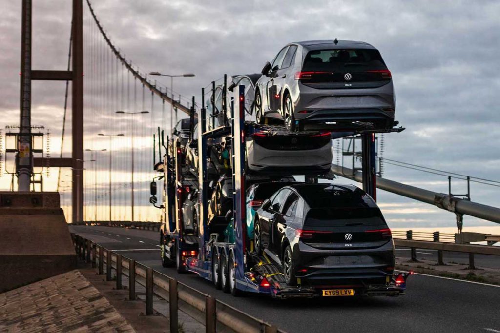 New Cars Transported by Road
